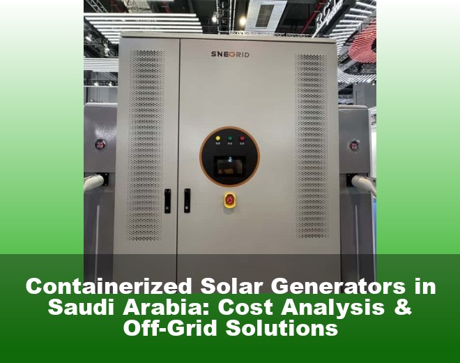 Containerized Solar Generators in Saudi Arabia: Cost Analysis & Off-Grid Solutions